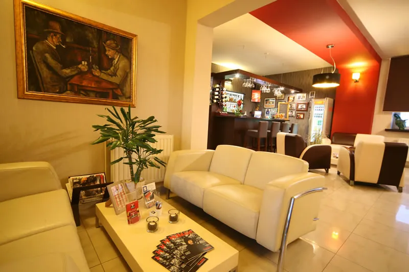 Lobby Hotelu Seven w Kaliszu